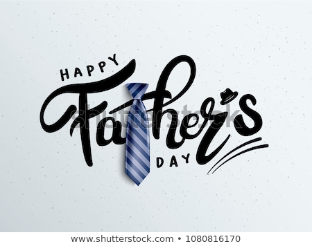 Foto stock: Fathers Day Card Design