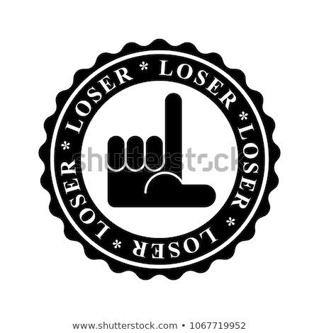 Stock fotó: Loser Stamp For Documents Man Who Is Unlucky