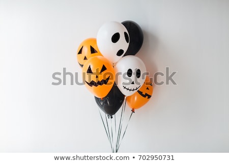 Stockfoto: Scary Air Balloons Decoration For Halloween Party