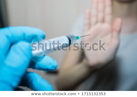 Stockfoto: Refusal Of Vaccination Drugs