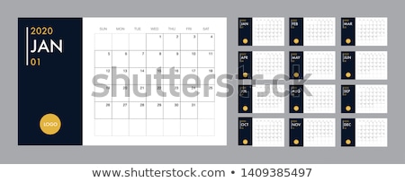 Stock photo: Calendar Template 2020