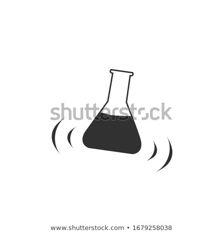 Stockfoto: Laboratory Chemistry Equipment Shake Test Tube Icon Lab Flask Icon Stock Vector Illustration Isol