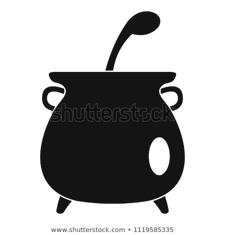 Stock fotó: Boiling Copper Halloween Cauldron