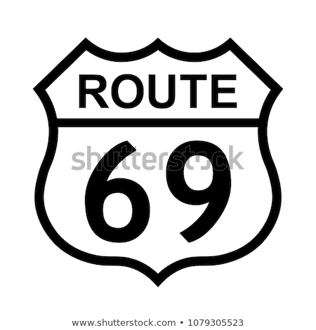 Zdjęcia stock: Route Sixty Nine Sign