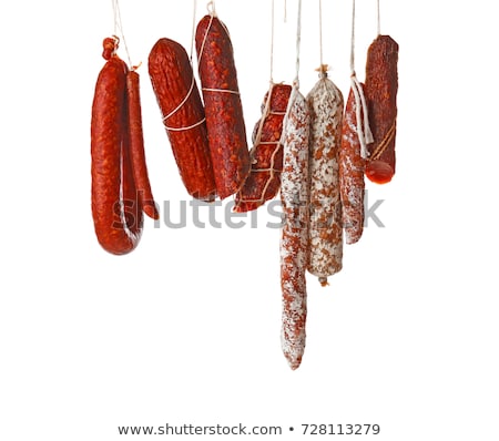 Foto stock: Hanging Sausage