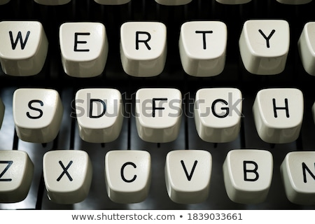 Сток-фото: Typewriter Keyboard