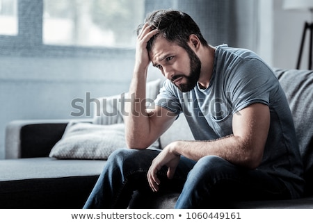 Foto stock: Depressed Man