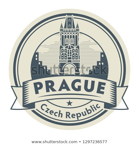 Foto stock: Prague Stamp