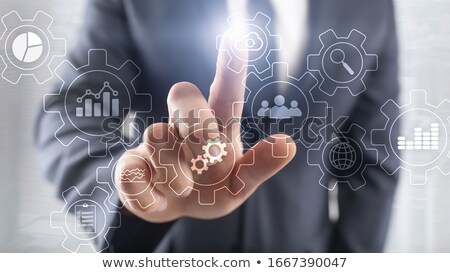 [[stock_photo]]: Analytics Process Concept On The Gears