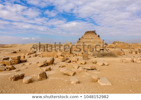 Сток-фото: Pyramid Of Djoser In The Saqqara Necropolis Egypt Unesco World