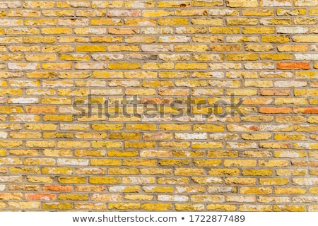 ストックフォト: Old Vintage Brick Wall In Harmonic Pattern