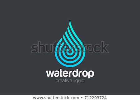 Сток-фото: Water Drop Logo Template