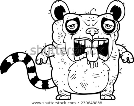 ストックフォト: Tired Ugly Lemur