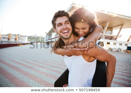 Foto d'archivio: Portrait Of A Happy Young Couple