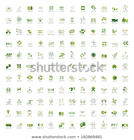 Сток-фото: People Teamwork Icon Sign Vector Logo Element Design