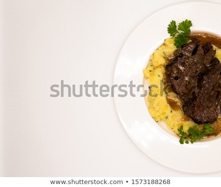 Stockfoto: Slow Cooked Beef Cheeks