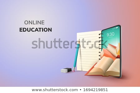 Stock fotó: Online Education And Graduation
