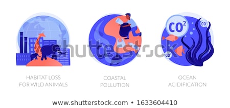 Stock photo: Habitat Loss For Wild Animals Abstract Concept Vector Illustration