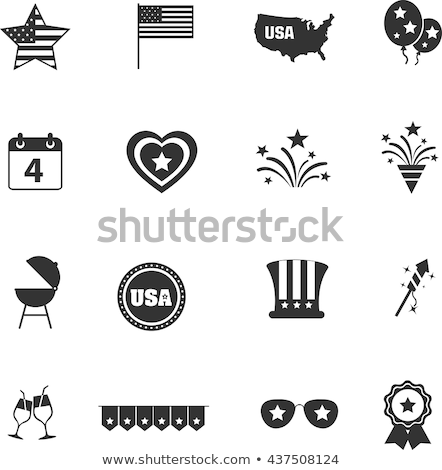 [[stock_photo]]: Icon Set For Independence Day
