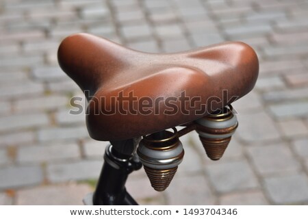 Foto stock: Saddle Of A Bicycle