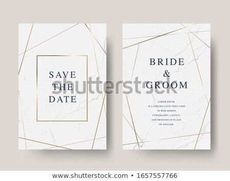 Foto stock: Invitation Vintage Card