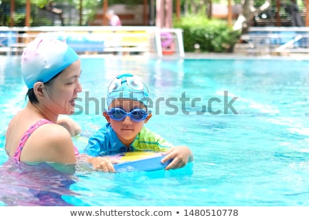 Foto d'archivio: Mother And Her Son Outdoor