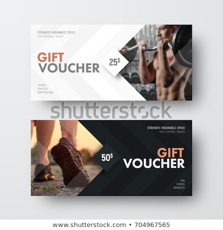 Foto stock: Photo Discount Gift Card Design