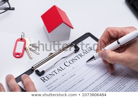 Foto stock: Rental Agreement