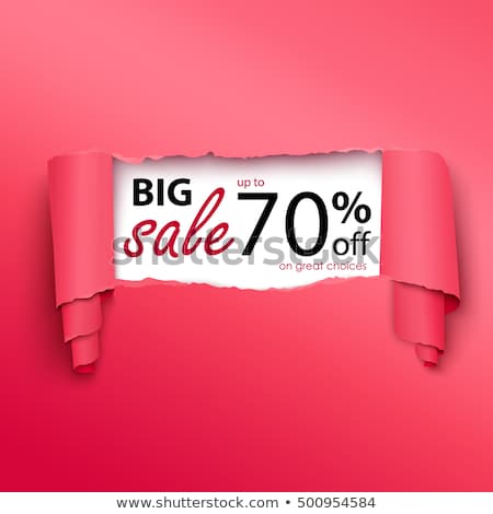 Foto stock: Modern Sale And Discount Card Banner Design With Offer Details