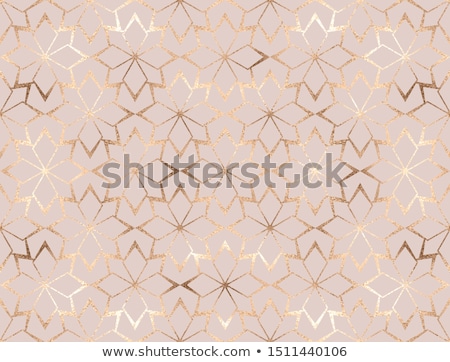 Сток-фото: Luxury Vector Seamless Pattern Design With Snowflake Ornaments