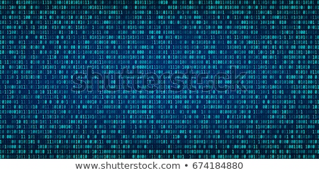 Stockfoto: Vector Binary Code Abstract Background