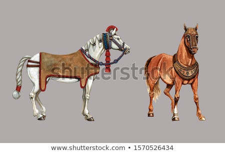 Zdjęcia stock: Warriors On Horseback