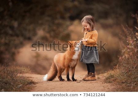 Stock photo: Little Girl And Boy In Winter Season