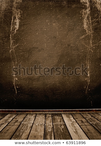 Foto stock: Old Room With Worn Wallpaper And Former Beauty