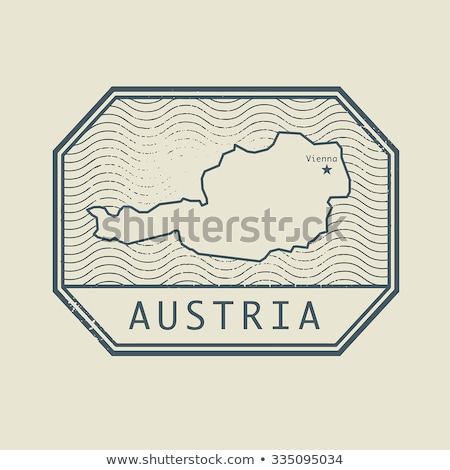 Zdjęcia stock: Stamp Or Postmark Of Austria