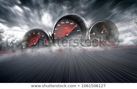 Stock fotó: Racing Car Speedometer