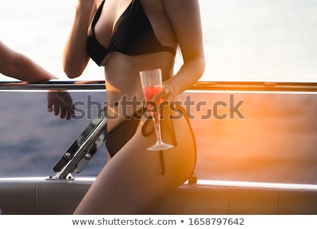 Foto stock: Sexy Fit Woman Body In Bikini