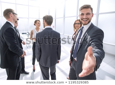 Stock photo: Businessman Giving A Handshake