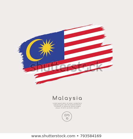 Stock photo: Malaysia Flag Themes Idea Design