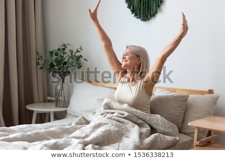 Zdjęcia stock: Elderly Woman With Happy Face