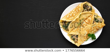 Foto stock: Crepe With Cheese