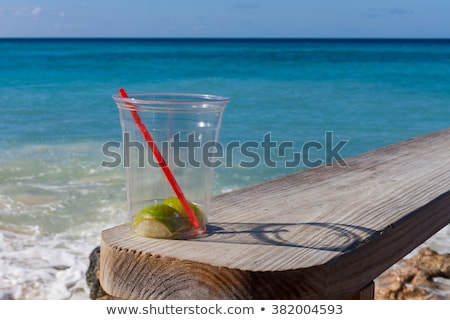 Stockfoto: Empty Margarita Glass