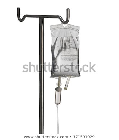 Stock photo: A Medical Drip On A Stand