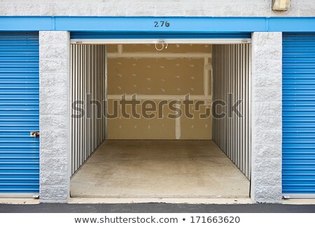 ストックフォト: Empty Storage Unit With Opened Door