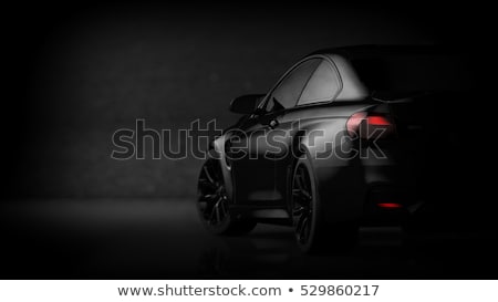 Foto stock: Sports Car - Car Silhouette