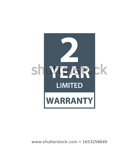 Stock foto: 2 Years Limited Warranty Icon Or Label Certificate For Customers Warranty Stamp Or Sticker Vector