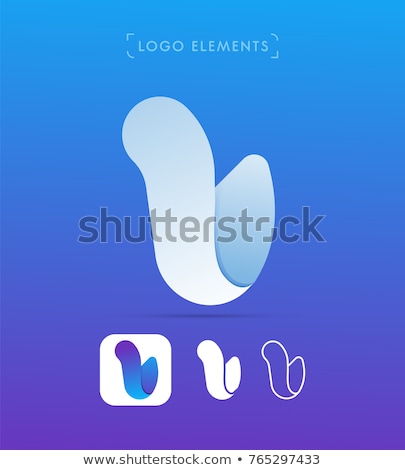 Stockfoto: Abstract Icons For Letter U