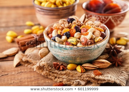 Stock photo: Dried Fruits And Nuts