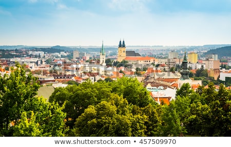Stock photo: City Of Nitra From Above
