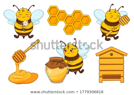 Stock photo: Cartoon Little Bee